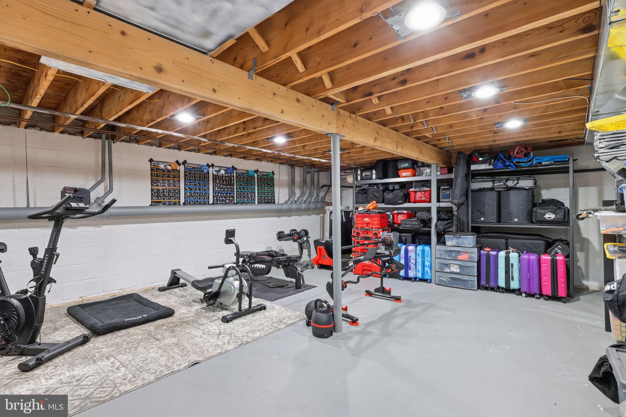 22 Fitzwatertown Road, Unit C7 Willow Grove, PA 19090 - Photo 24 of 33 Versatile basement gym and storage space.
