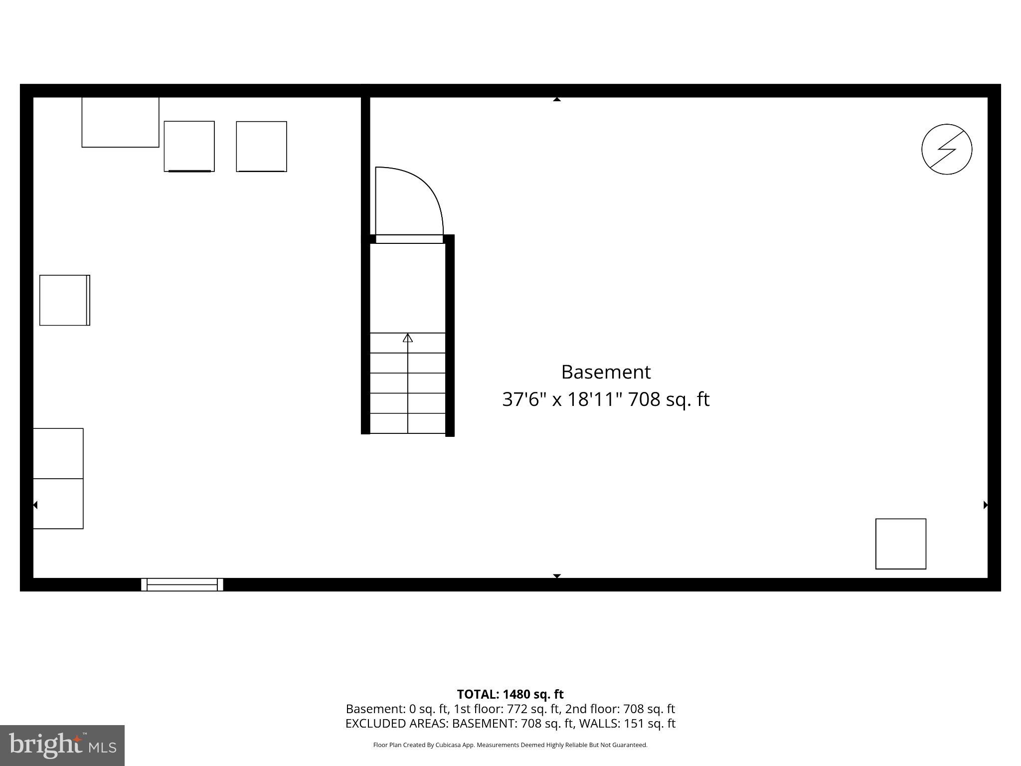 22 Fitzwatertown Road, Unit C7 Willow Grove, PA 19090 - Photo 30 of 33 Spacious basement layout blueprint.