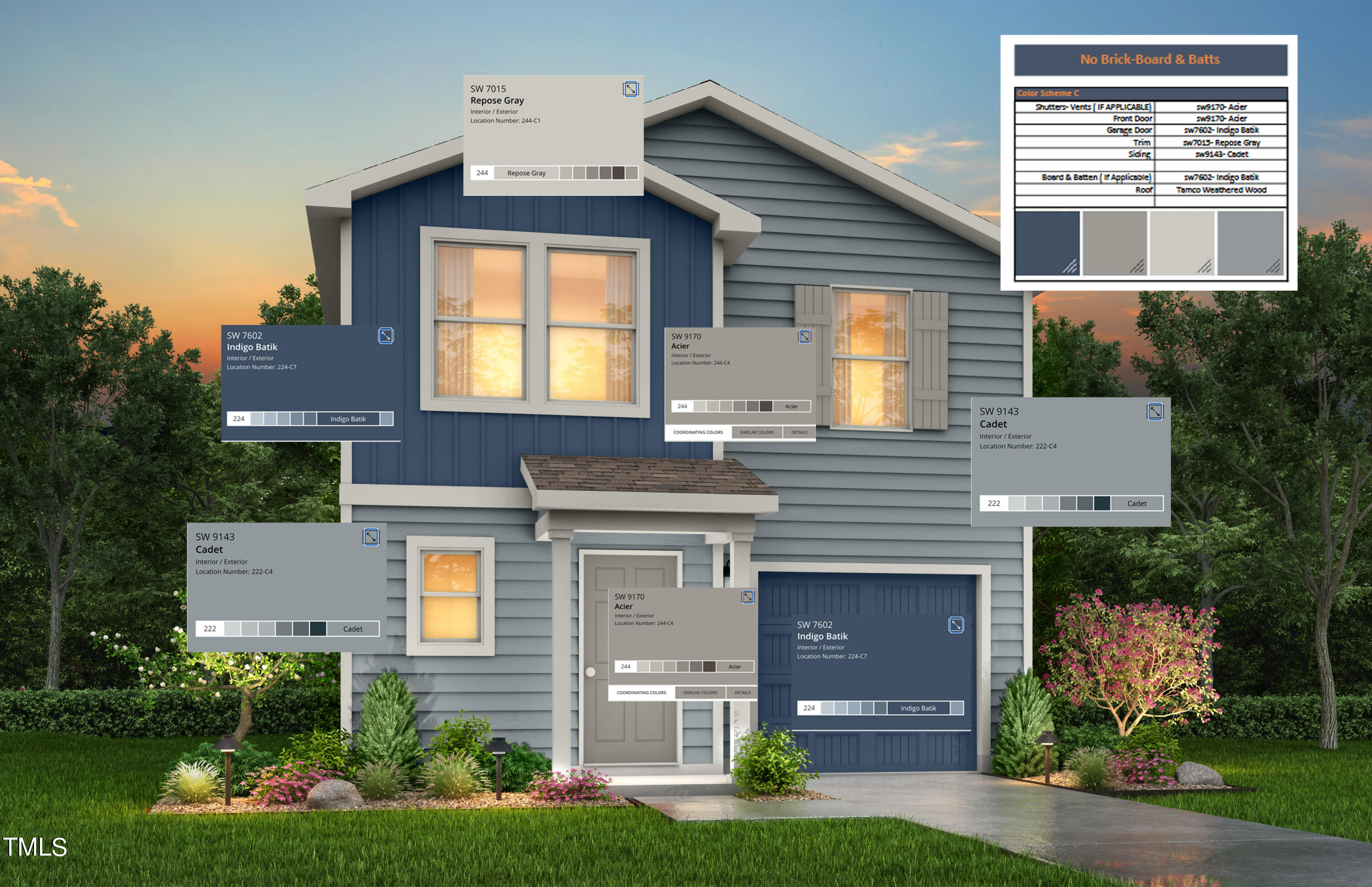 204 Maggie Lane Roxboro, NC 27573 - Photo 2 of 36 Everglades A1 Pkg C Swatches