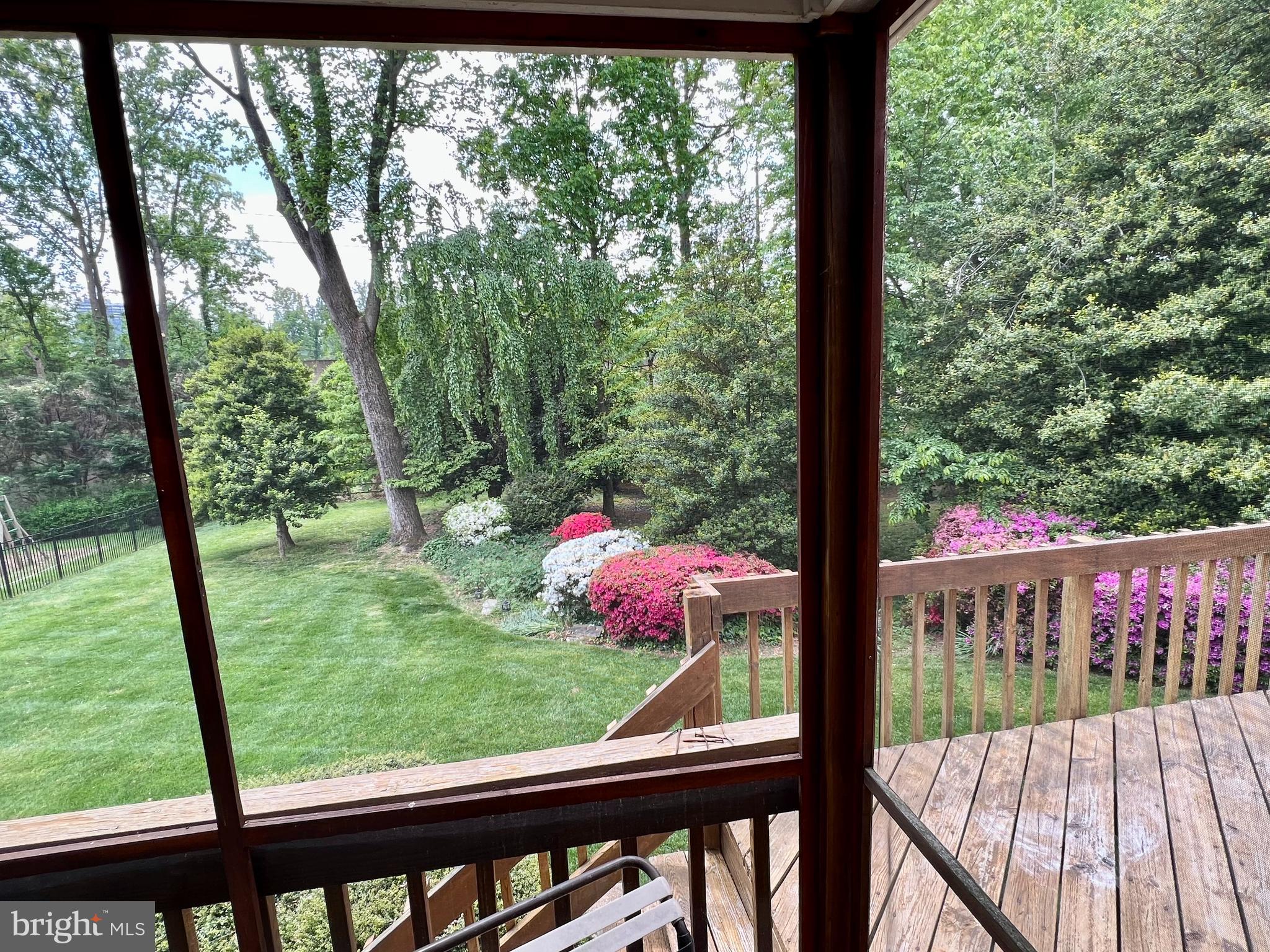 7921 Falstaff Road McLean, VA 22102 - Photo 59 of 89 Screened in porch w/ spacious deck off the kitchen