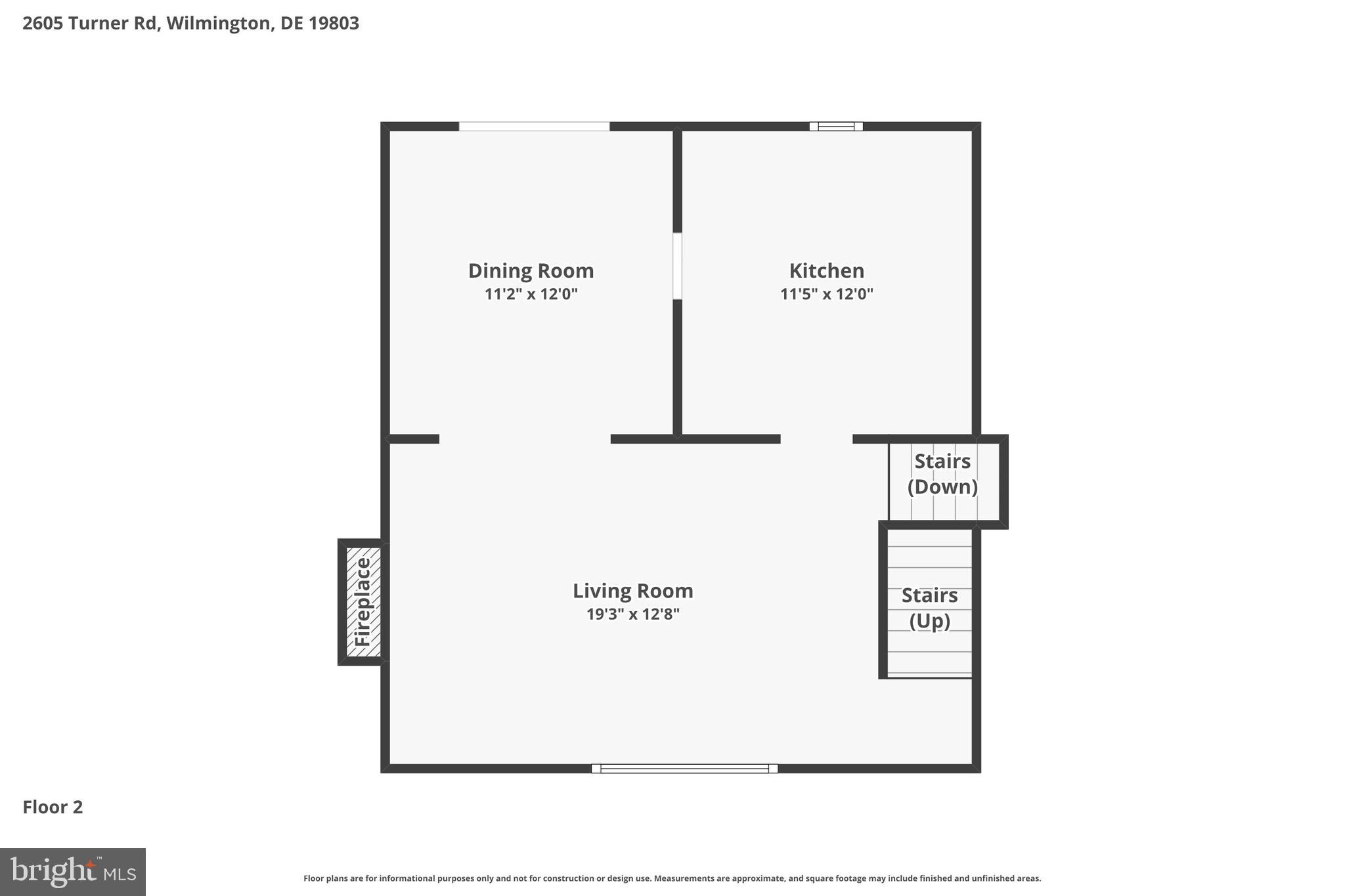 2605 Turner Road Wilmington, DE 19803 - Photo 72 of 74 Second Floor Plan