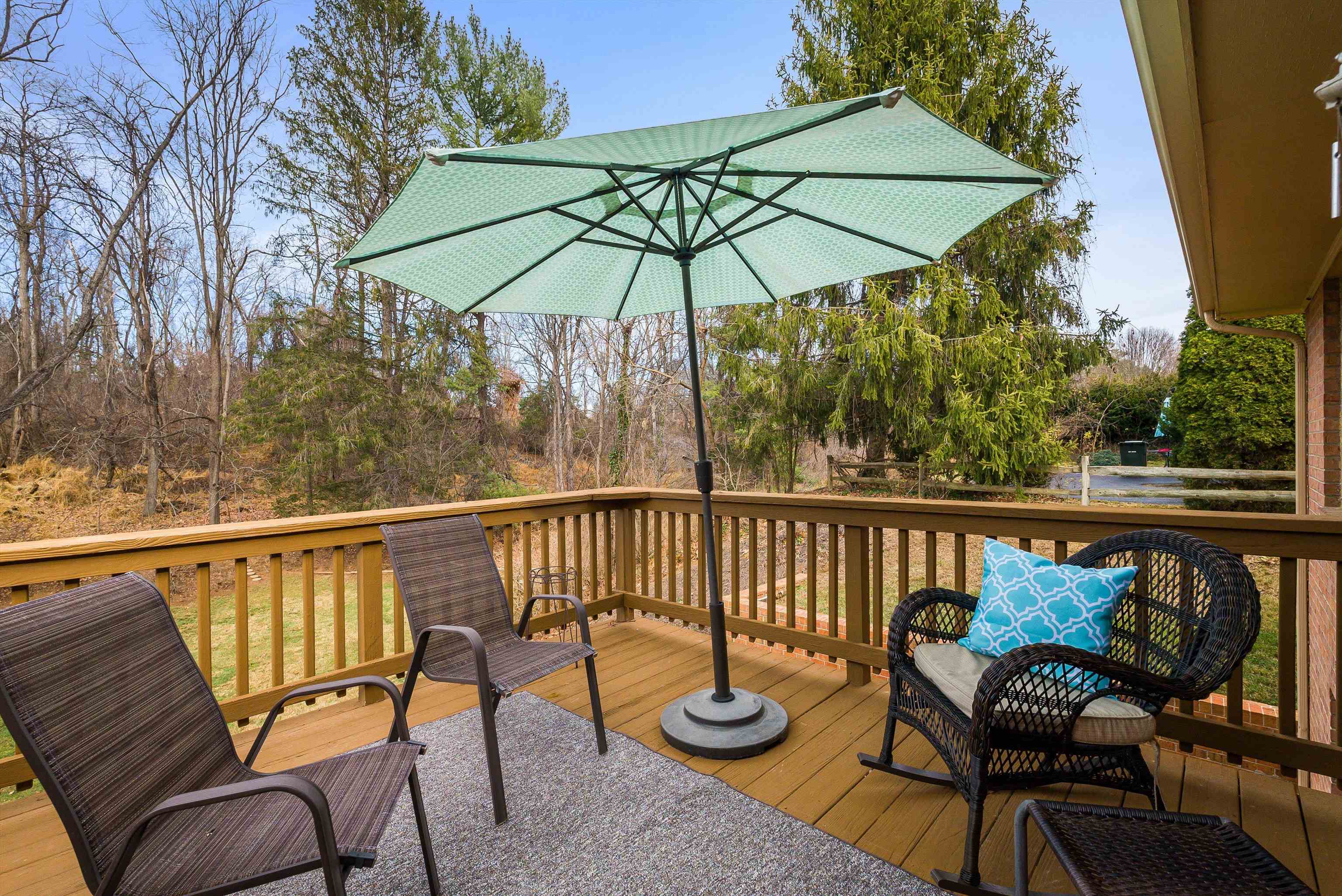 419 Cardinal Street Staunton, VA 24401 - Photo 30 of 47 a view of a two chairs in the deck