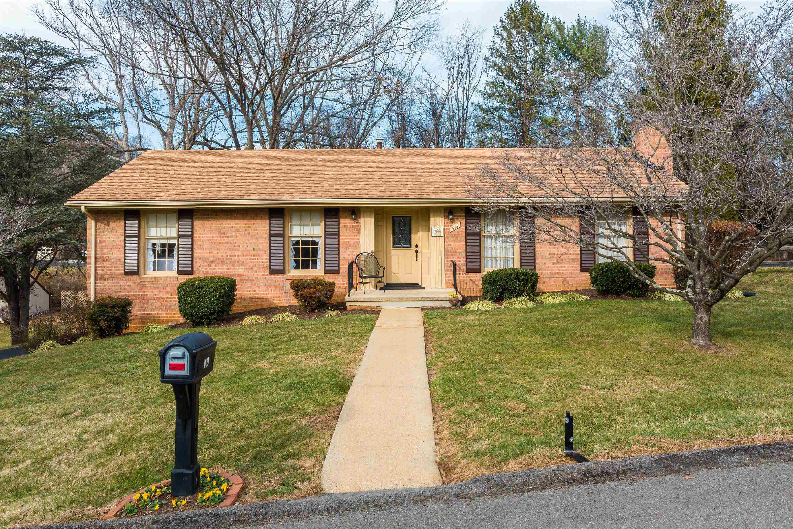 419 Cardinal Street Staunton, VA 24401 - Photo 3 of 47 a front view of house with yard