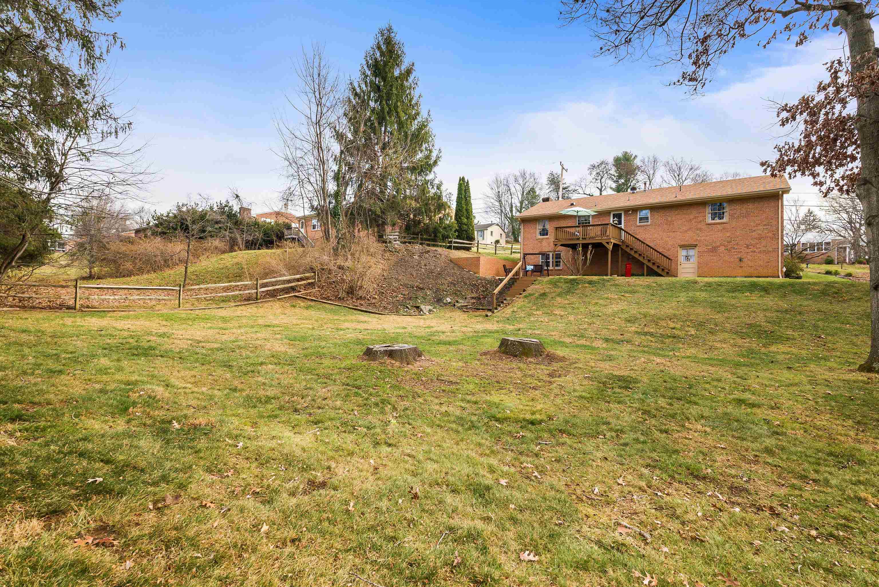 419 Cardinal Street Staunton, VA 24401 - Photo 40 of 47 a view of a patio with a yard
