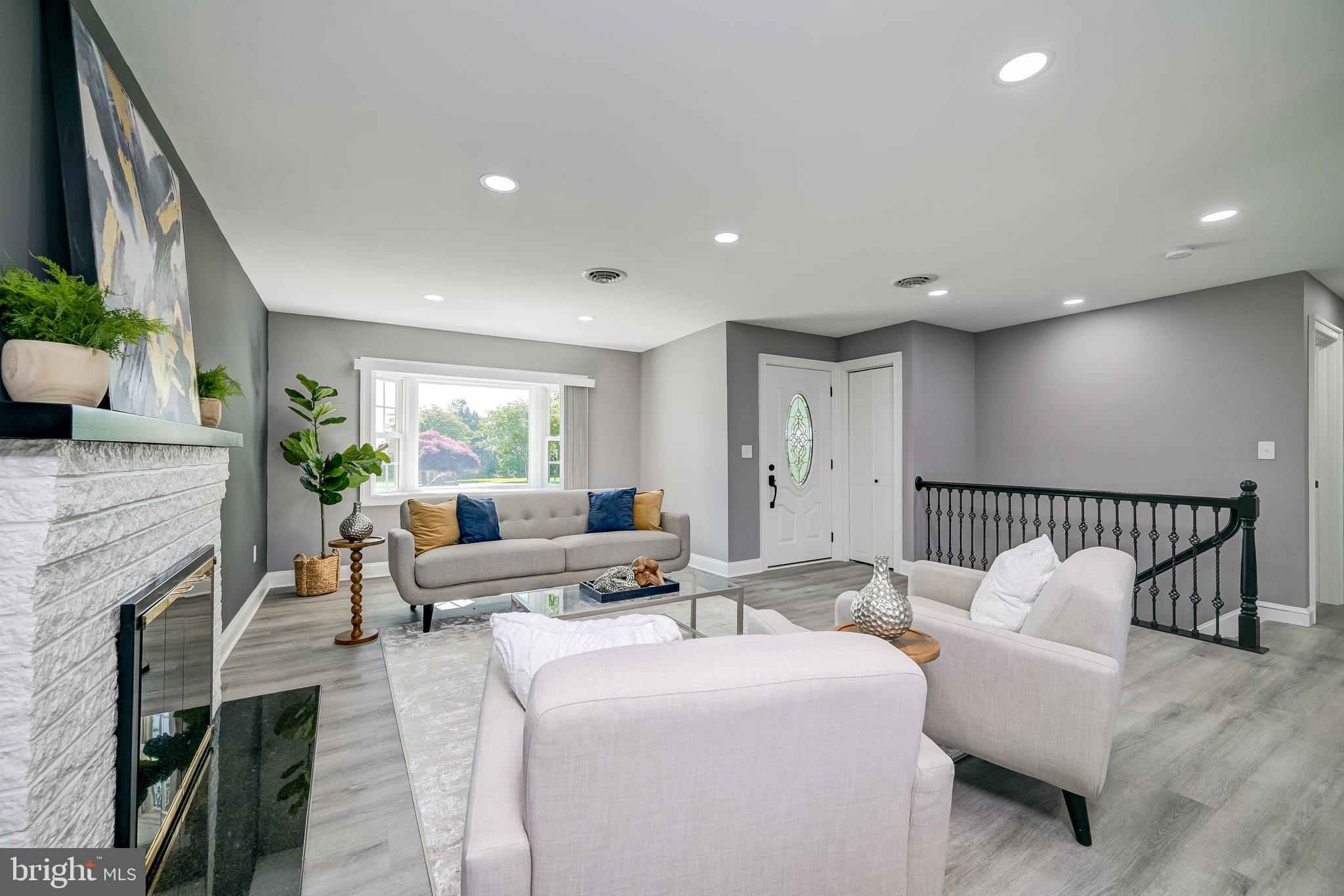 21020 Peach Tree Road Dickerson, MD 20842 - Photo 3 of 57 a living room with furniture fireplace and a potted plant