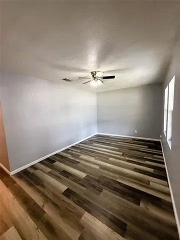a bedroom with a bed