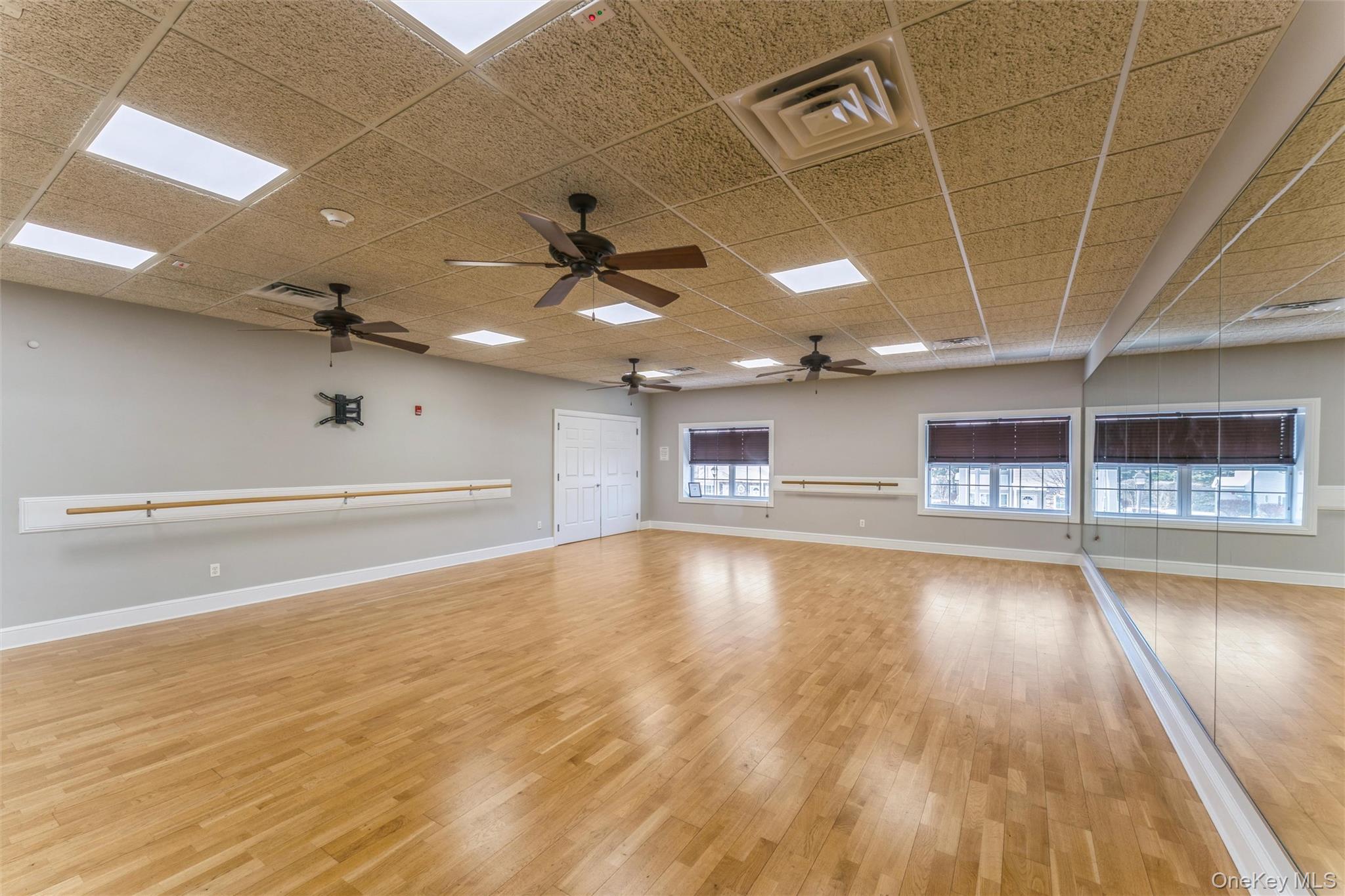 169 Spring Drive East Meadow, NY 11554 - Photo 29 of 33 an empty room with wooden floor and windows