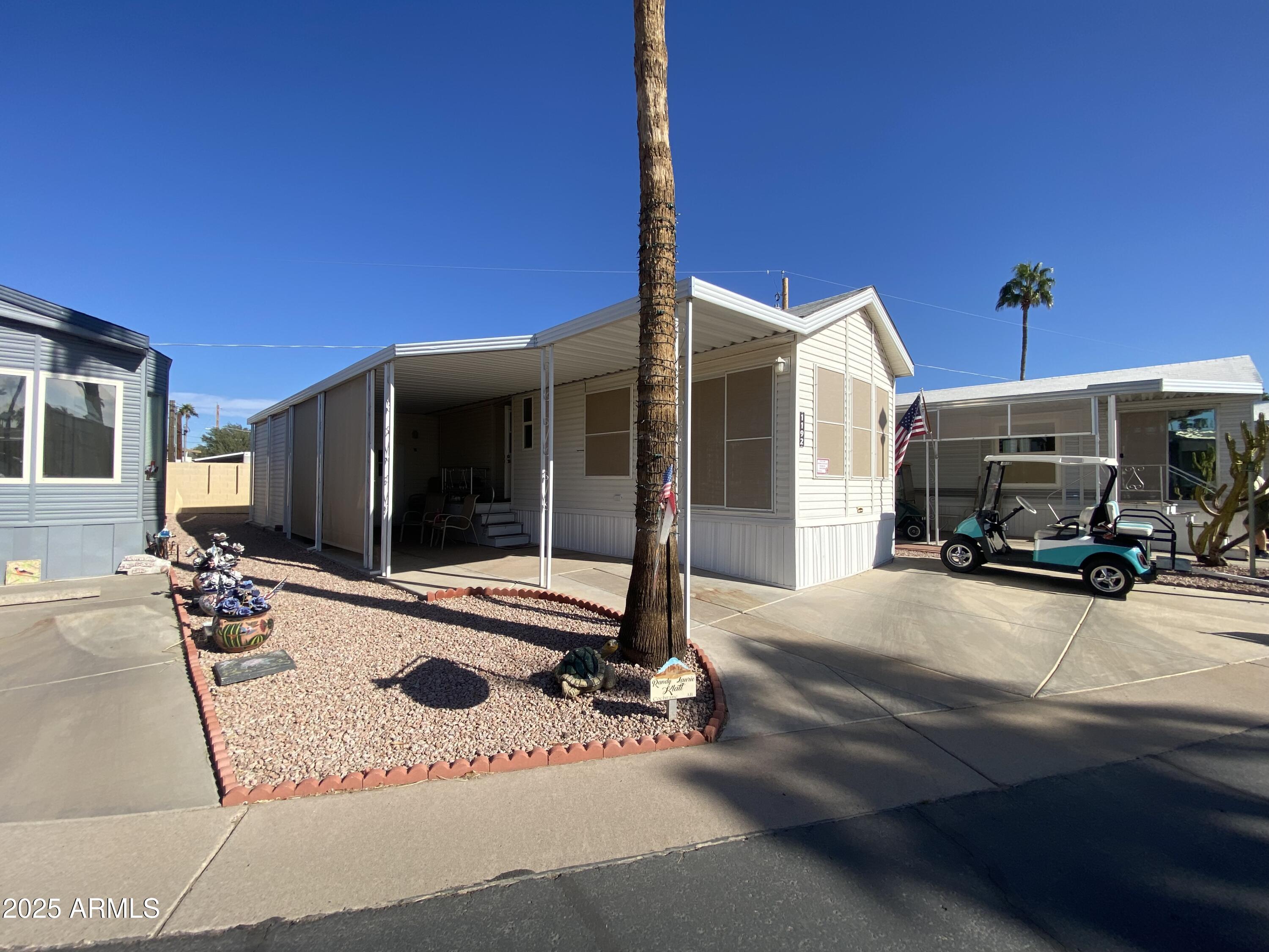 a view of a terrace with seating space