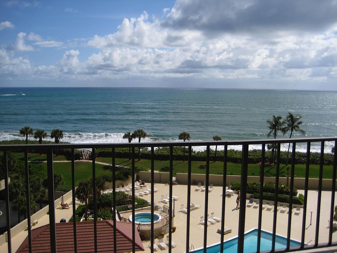 100 Ocean Trail Way, Unit 708 Jupiter, FL 33477 - Photo 1 of 16 View from Balcony
