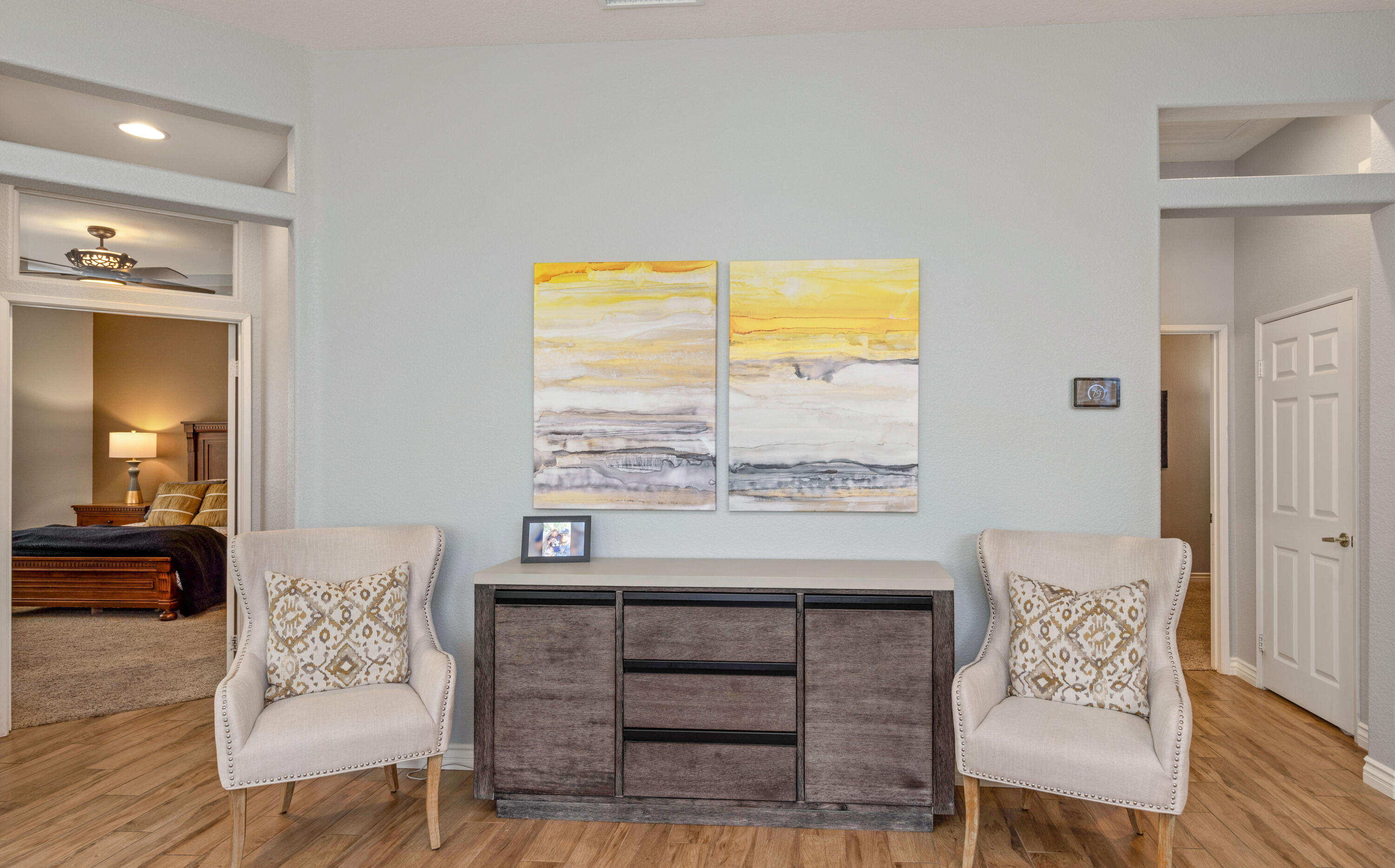 44357 Royal Lytham Drive Indio, CA 92201 - Photo 9 of 21 a living room with furniture and a large window