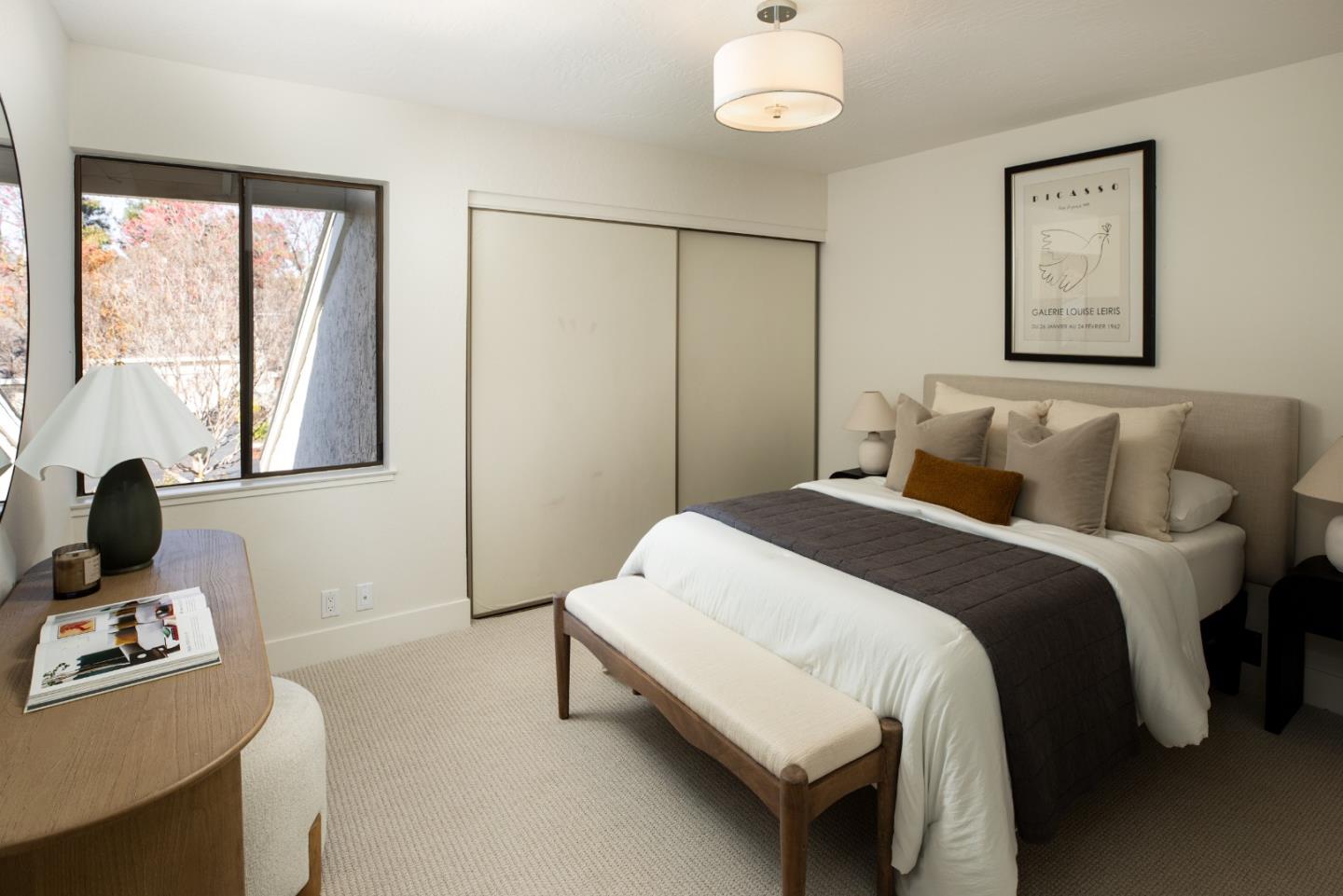 2464 Golf Links Circle Santa Clara, CA 95050 - Photo 20 of 45 a bedroom with a bed and wooden floor