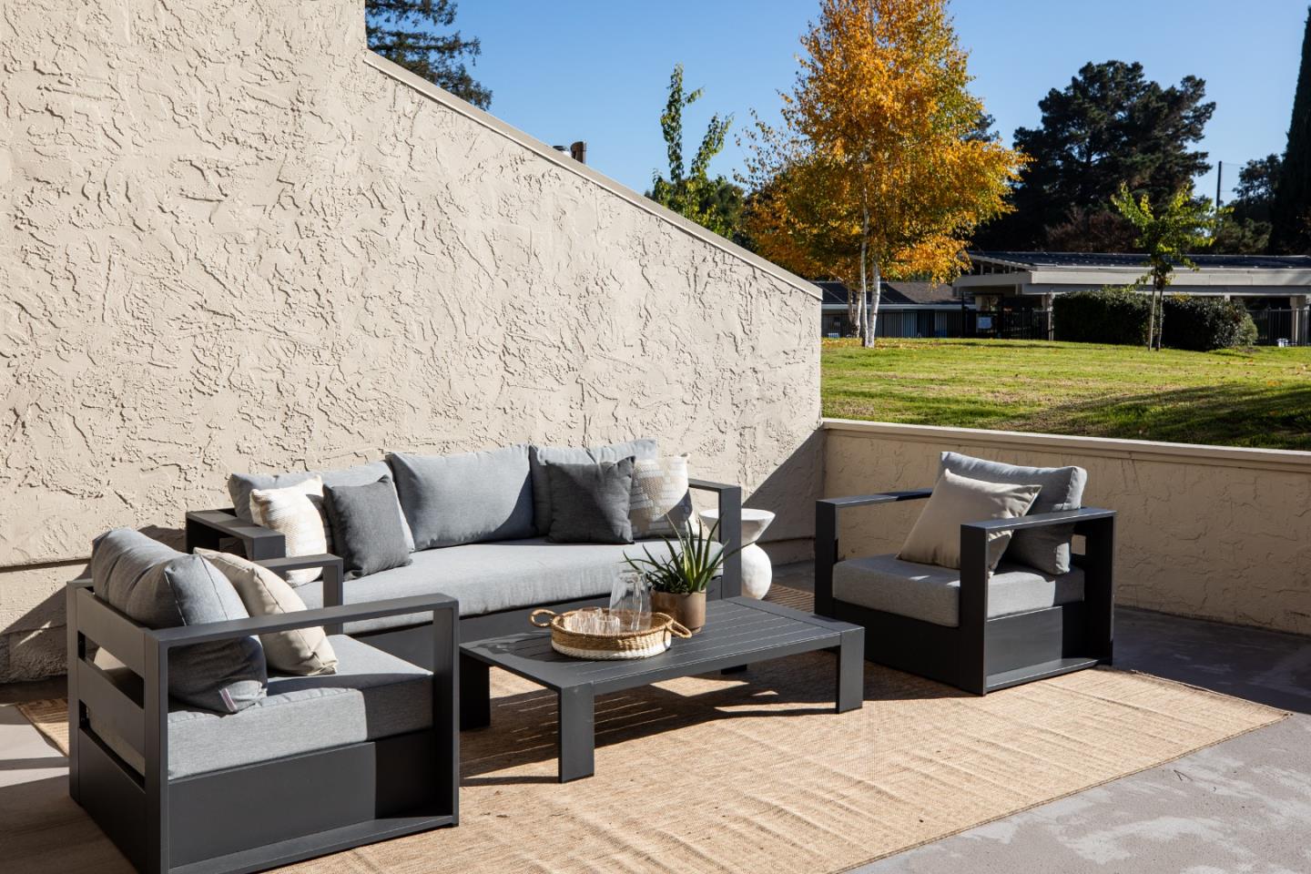 2464 Golf Links Circle Santa Clara, CA 95050 - Photo 32 of 45 a outdoor living space with furniture and garden view