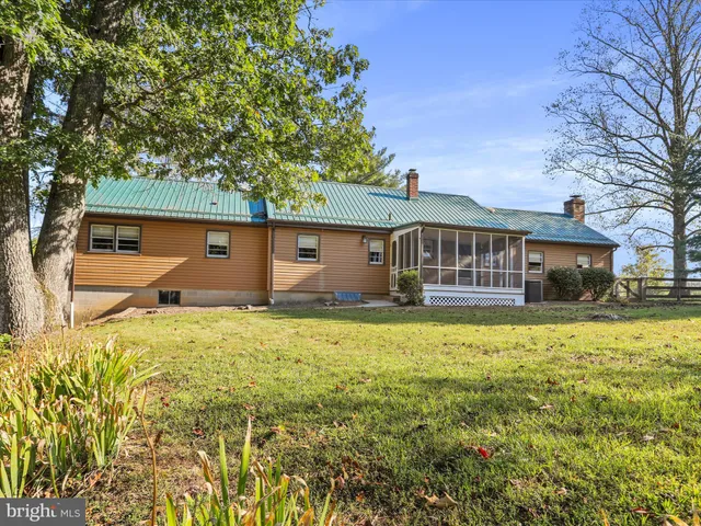 a view of a backyard with a small park