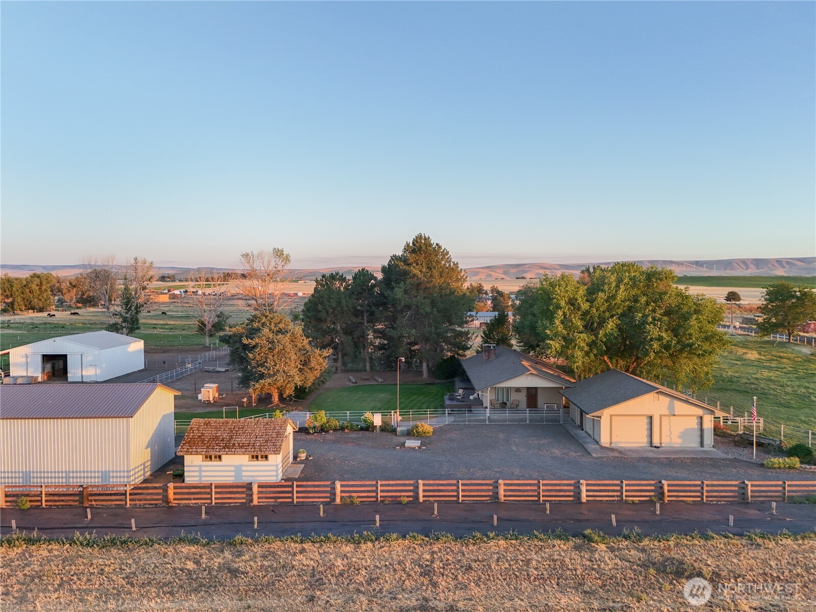 1135 Locher Road Touchet, WA 99360 - Photo 2 of 40 a view of house with ocean view