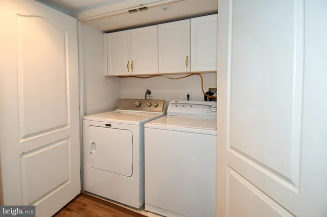 a garden view with a seating space