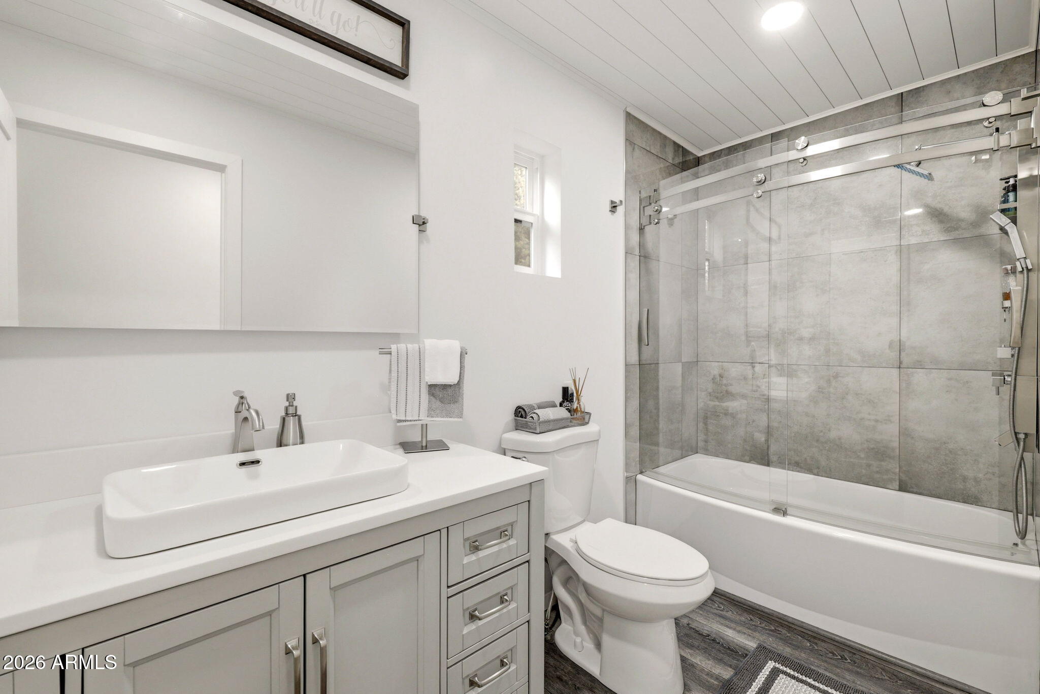 2287 Richenbacher Circle Overgaard, AZ 85933 - Photo 17 of 46 a bathroom with a sink toilet and shower