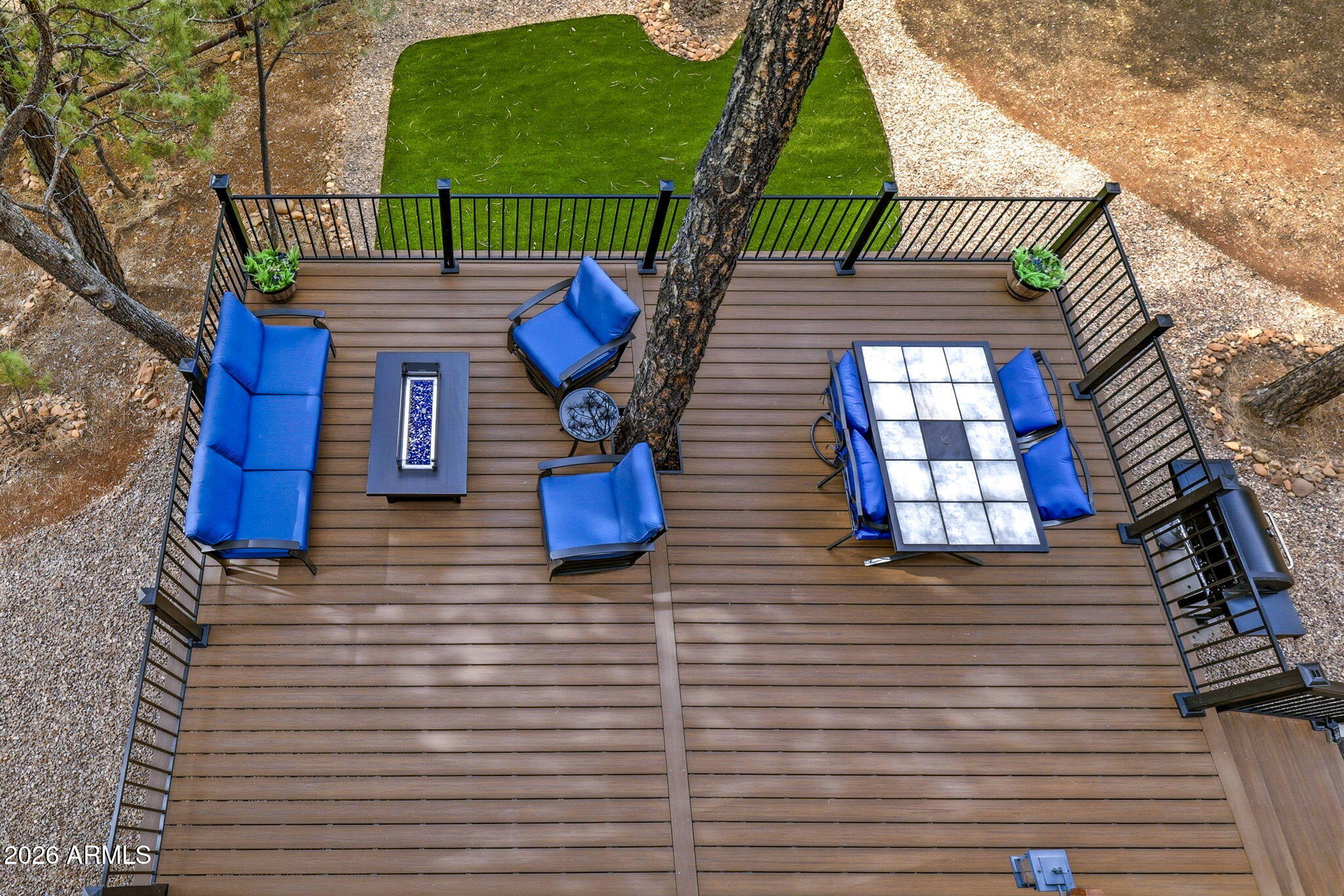 2287 Richenbacher Circle Overgaard, AZ 85933 - Photo 25 of 46 a view of deck with patio