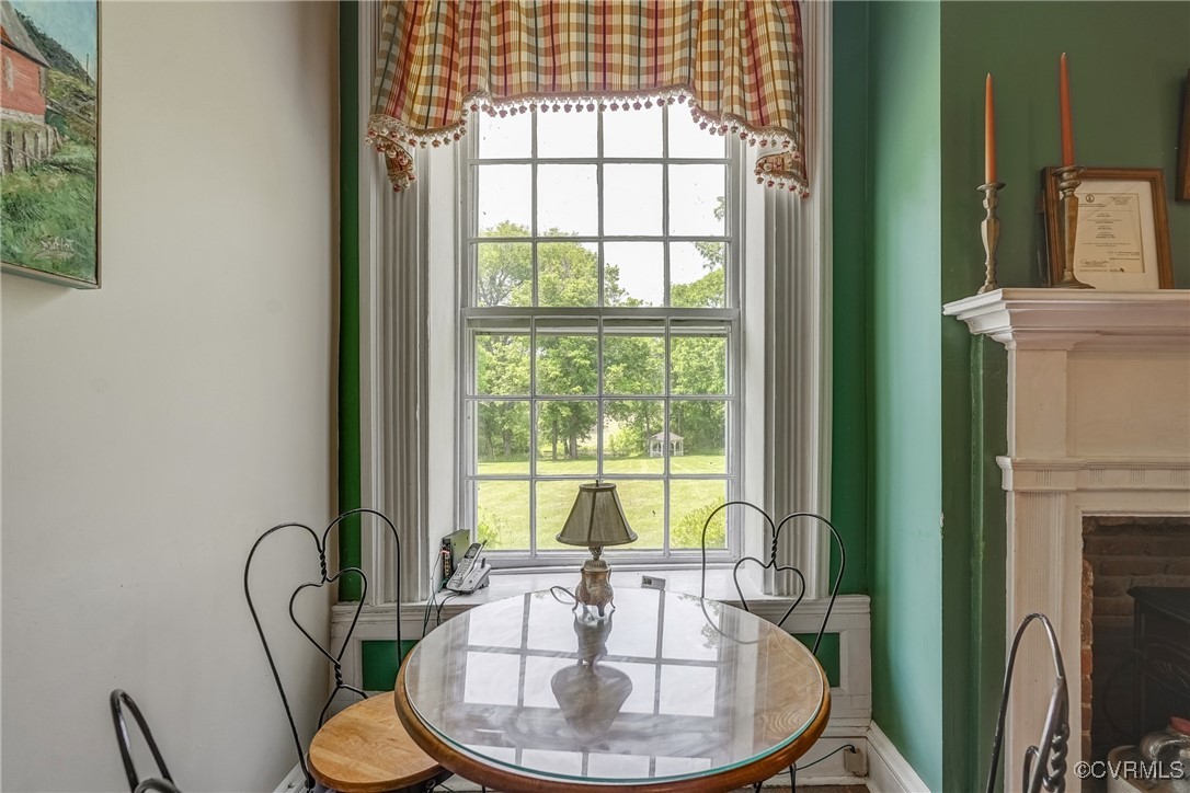 23 Courthouse Road Buckingham, VA 23921 - Photo 21 of 50 a view of a dining room with furniture window and outside view