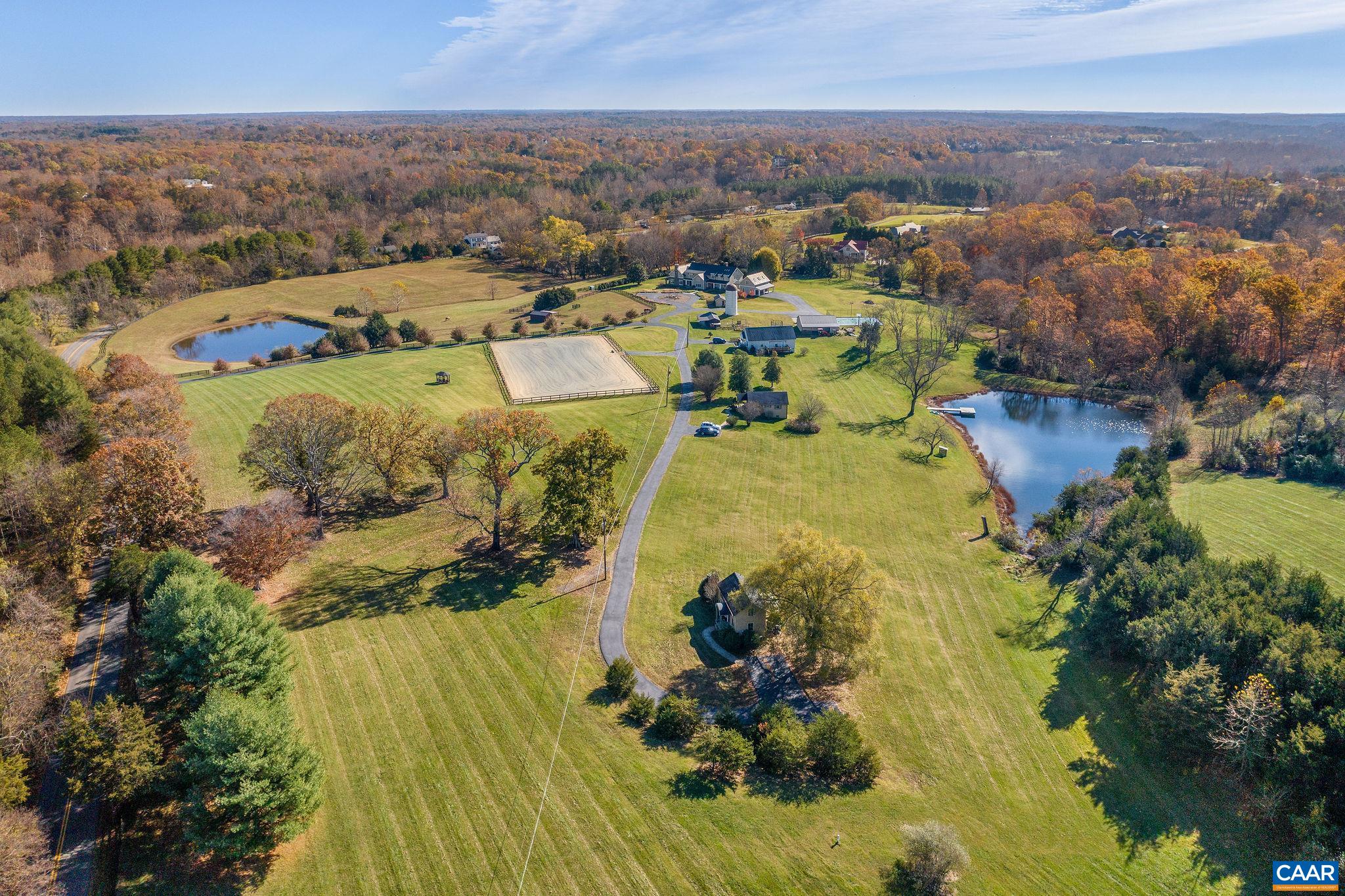 2687 Milton Farm Charlottesville, VA 22902 - Photo 11 of 75 an aerial view of residential houses with outdoor space