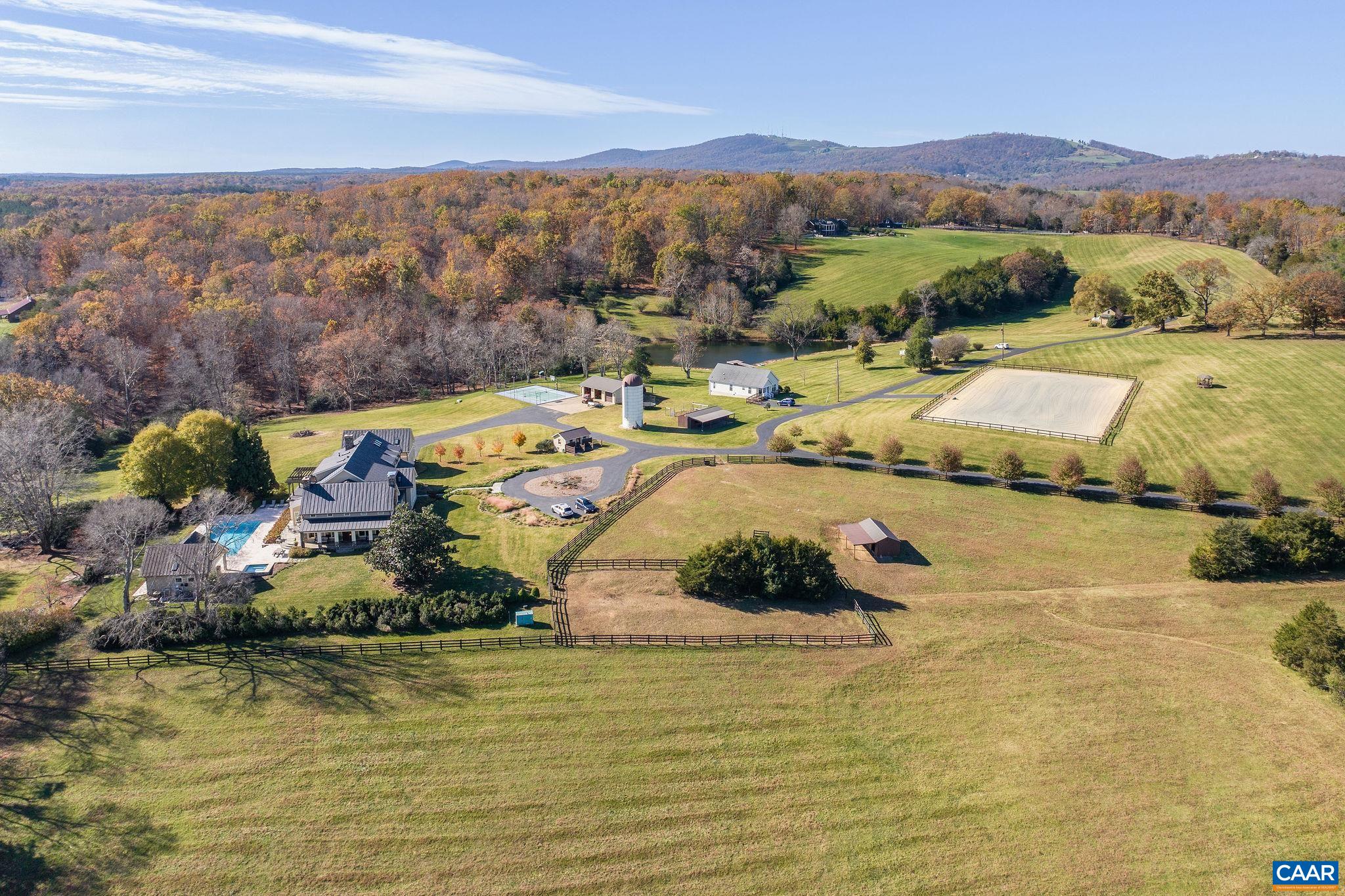 2687 Milton Farm Charlottesville, VA 22902 - Photo 12 of 75 a view of a lake with a mountain