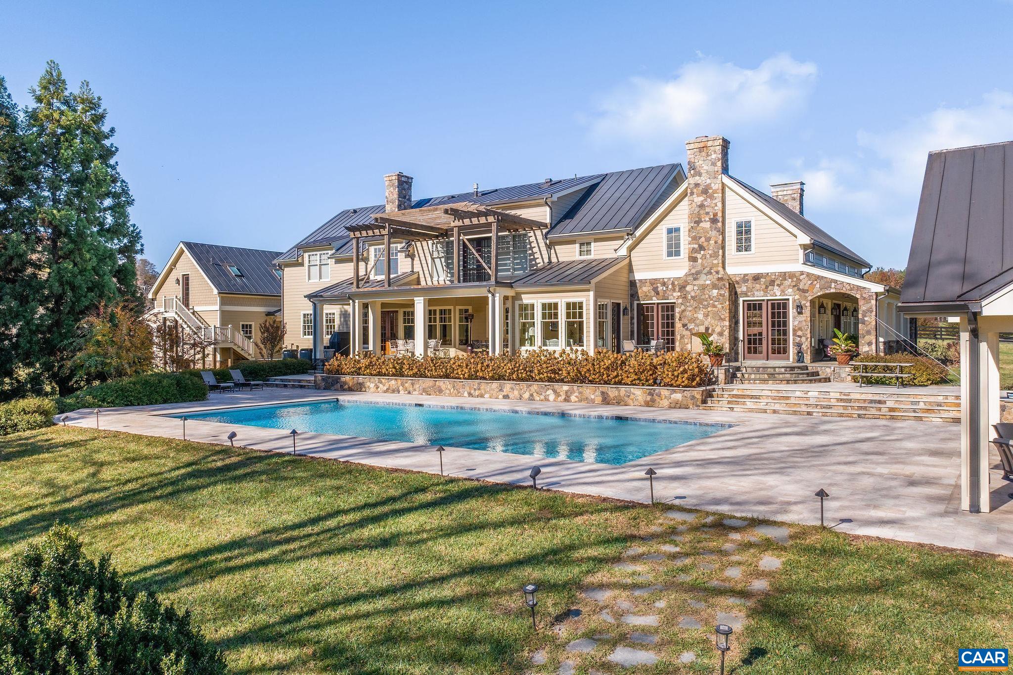 2687 Milton Farm Charlottesville, VA 22902 - Photo 19 of 75 a front view of a house with a yard