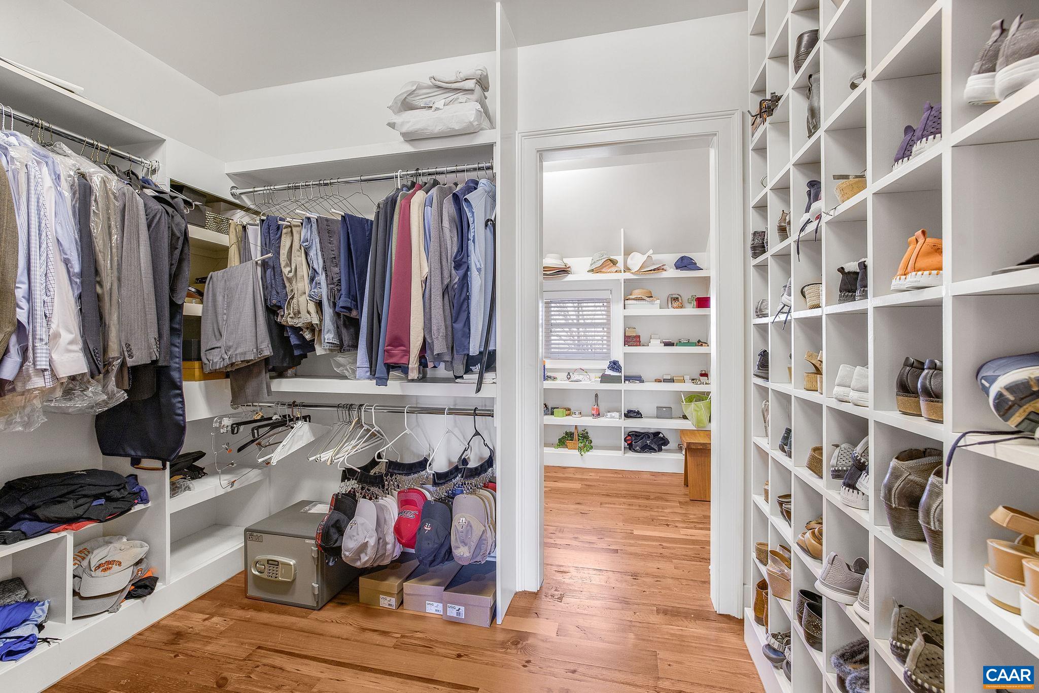 2687 Milton Farm Charlottesville, VA 22902 - Photo 70 of 75 a view of walk in closet with clothes and shoes