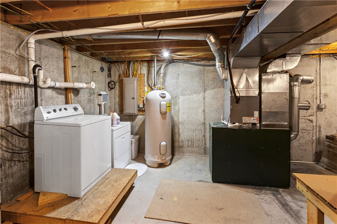 164 Munson Road Burlington, NY 13315 - Photo 35 of 40 washer dryer in full basement