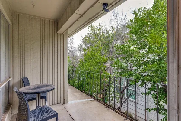 a view of backyard with green space