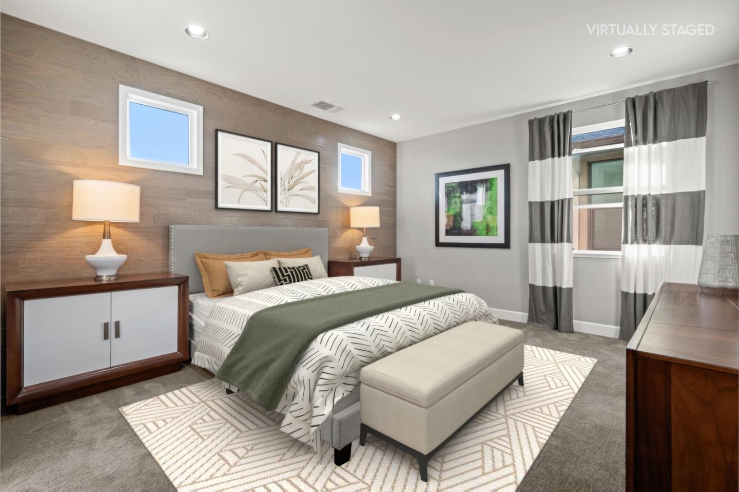 2006 Jubilee Drive Hayward, CA 94541 - Photo 36 of 73 a bedroom with a large bed and a couch