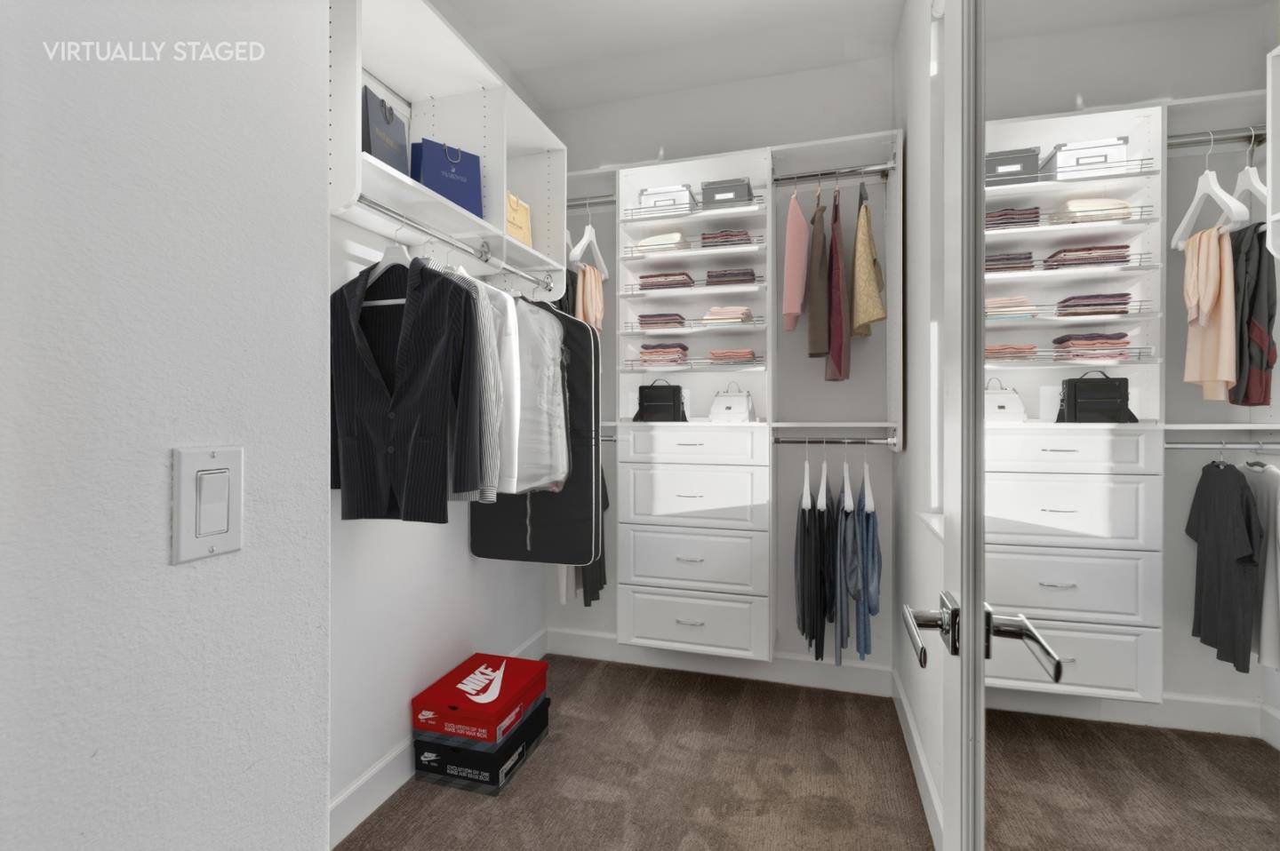 2006 Jubilee Drive Hayward, CA 94541 - Photo 43 of 73 a view of walk in closet with clothes and shoes