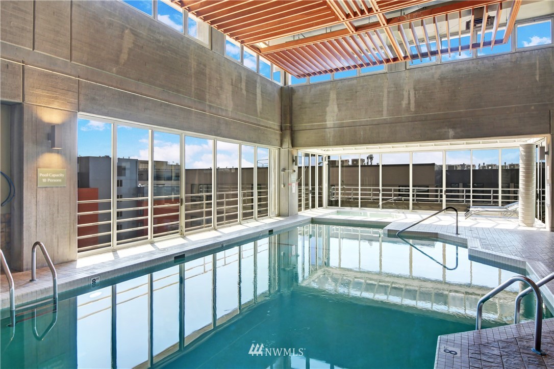 2125 1st Avenue, Unit 1702 Seattle, WA 98121 - Photo 28 of 31 a view of a large building from a window
