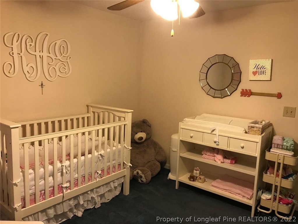21 Princess Gate Whispering Pines, NC 28327 - Photo 27 of 33 a bedroom with a baby bed a baby bed and a baby crib