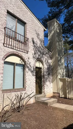 a front view of a building