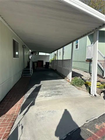 a view of a porch
