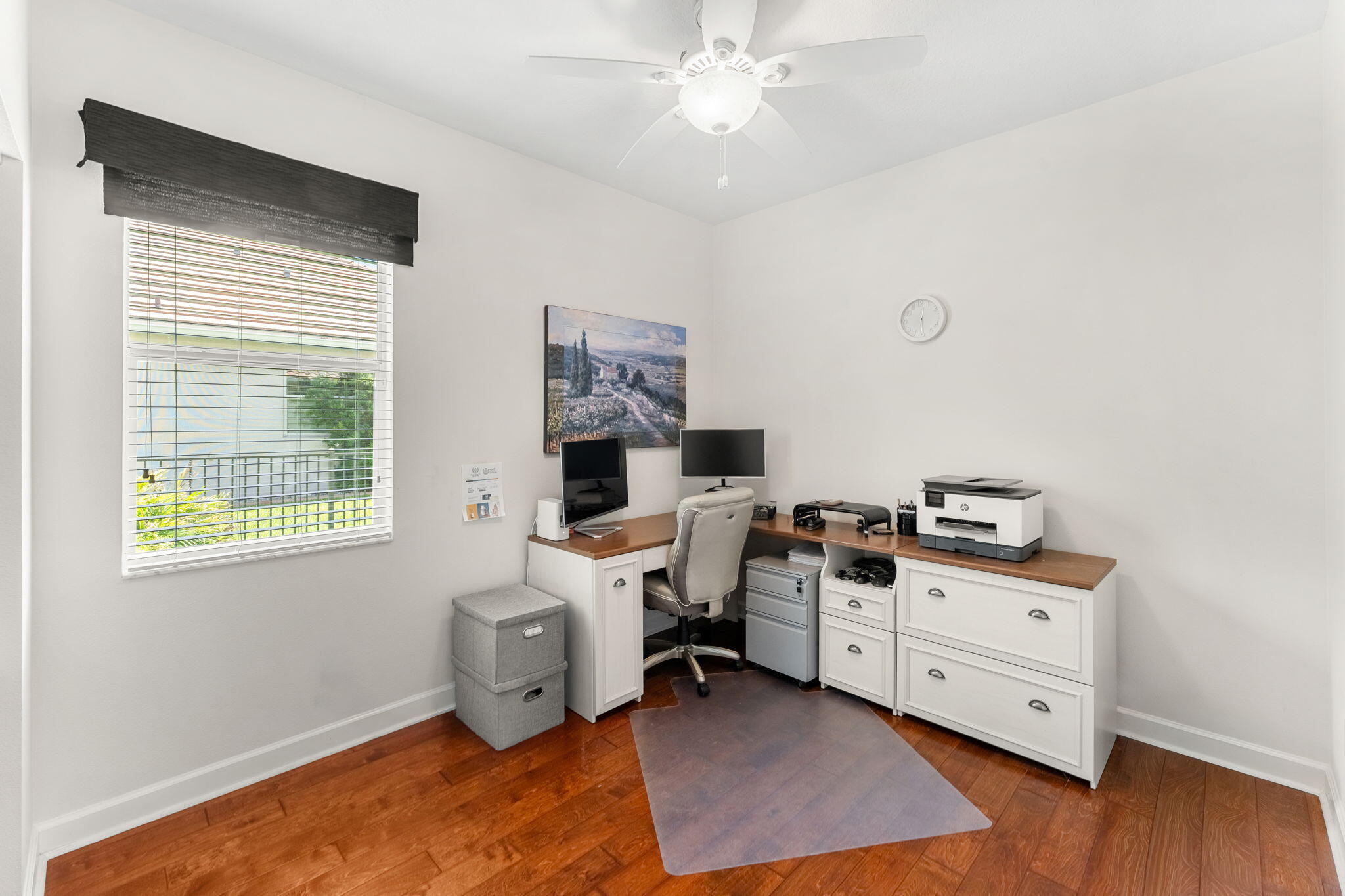 7657 Fieldstone Ranch Square Vero Beach, FL 32967 - Photo 33 of 52 a view of workspace with wooden floor