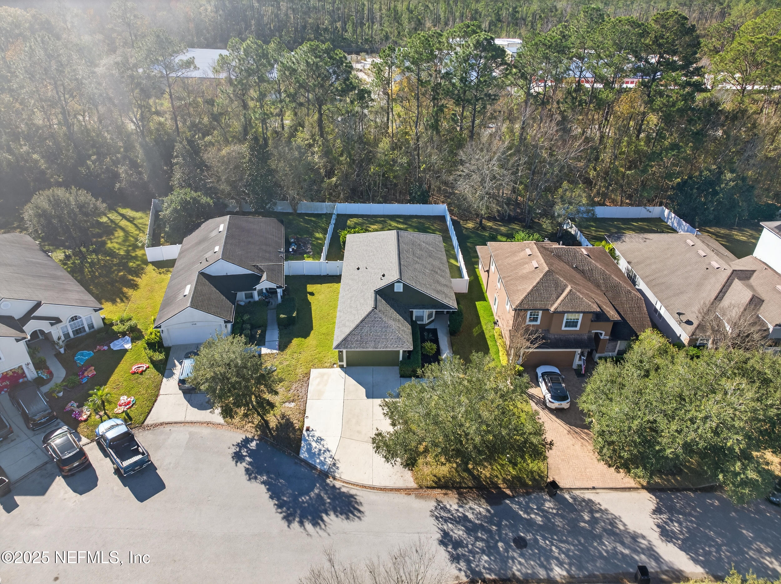 1165 Carmona Place St. Augustine, FL 32092 - Photo 29 of 31 an aerial view of a house with swimming pool and garden