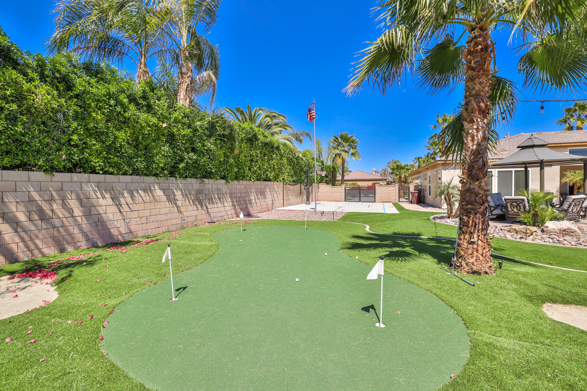 80445 Paria Way Indio, CA 92201 - Photo 47 of 70 a garden view with a seating space