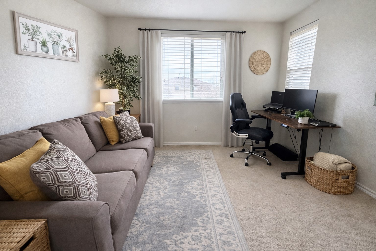 917 Sebastian Bend, Unit B Pflugerville, TX 78660 - Photo 13 of 20 a living room with furniture and a window