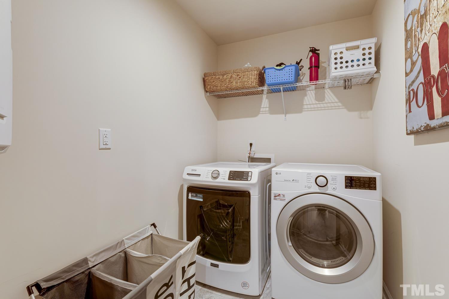 3155 Retama Run New Hill, NC 27562 - Photo 41 of 48 a utility room with dryer and washer