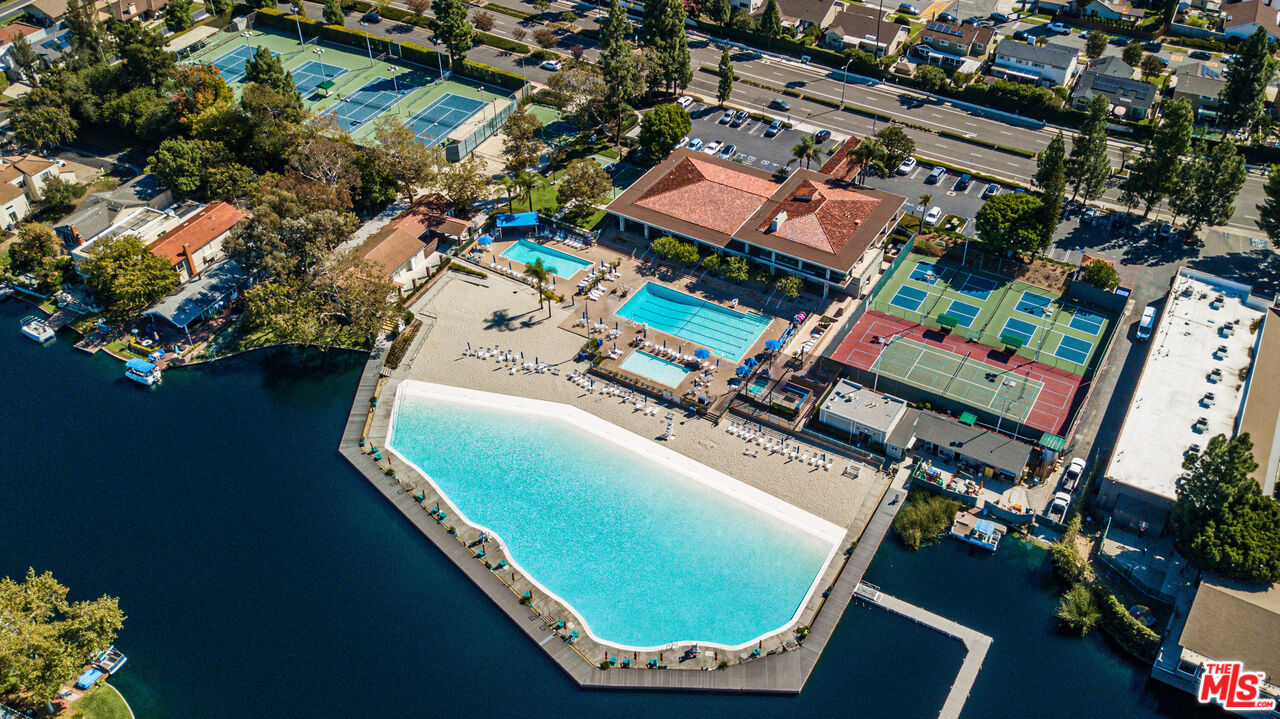 24193 Harbor Ridge Lane, Unit 81 Lake Forest, CA 92630 - Photo 39 of 43 an aerial view of a house with a swimming pool patio and outdoor seating