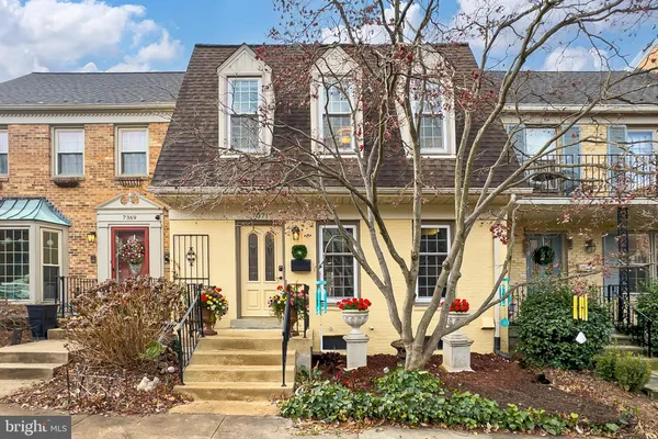 a front view of a building