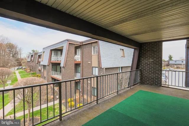 a view of a porch with a backyard