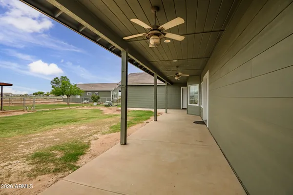 a view of a lake with a big yard