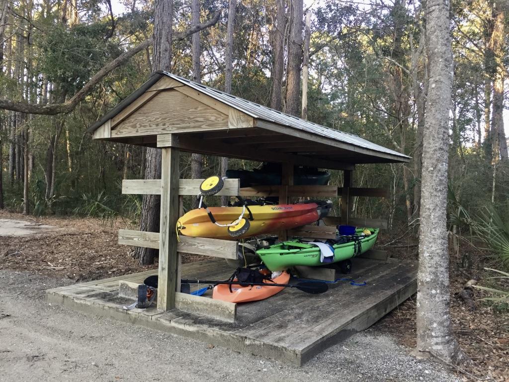 19 Longmarsh Road Awendaw, SC 29429 - Photo 29 of 46 Kayak Storage at Dock