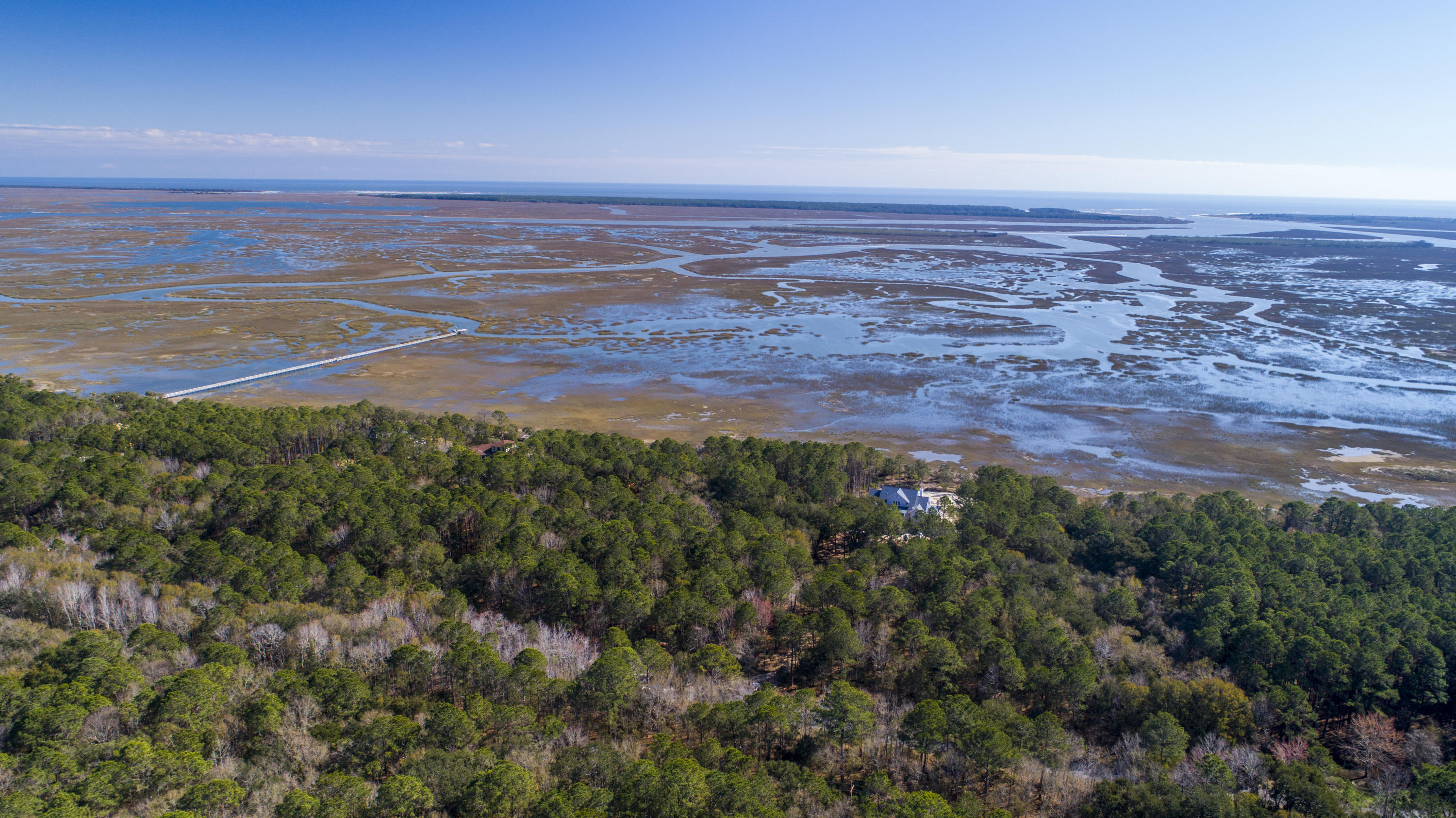 19 Longmarsh Road Awendaw, SC 29429 - Photo 4 of 46 Aerial of intracoastal