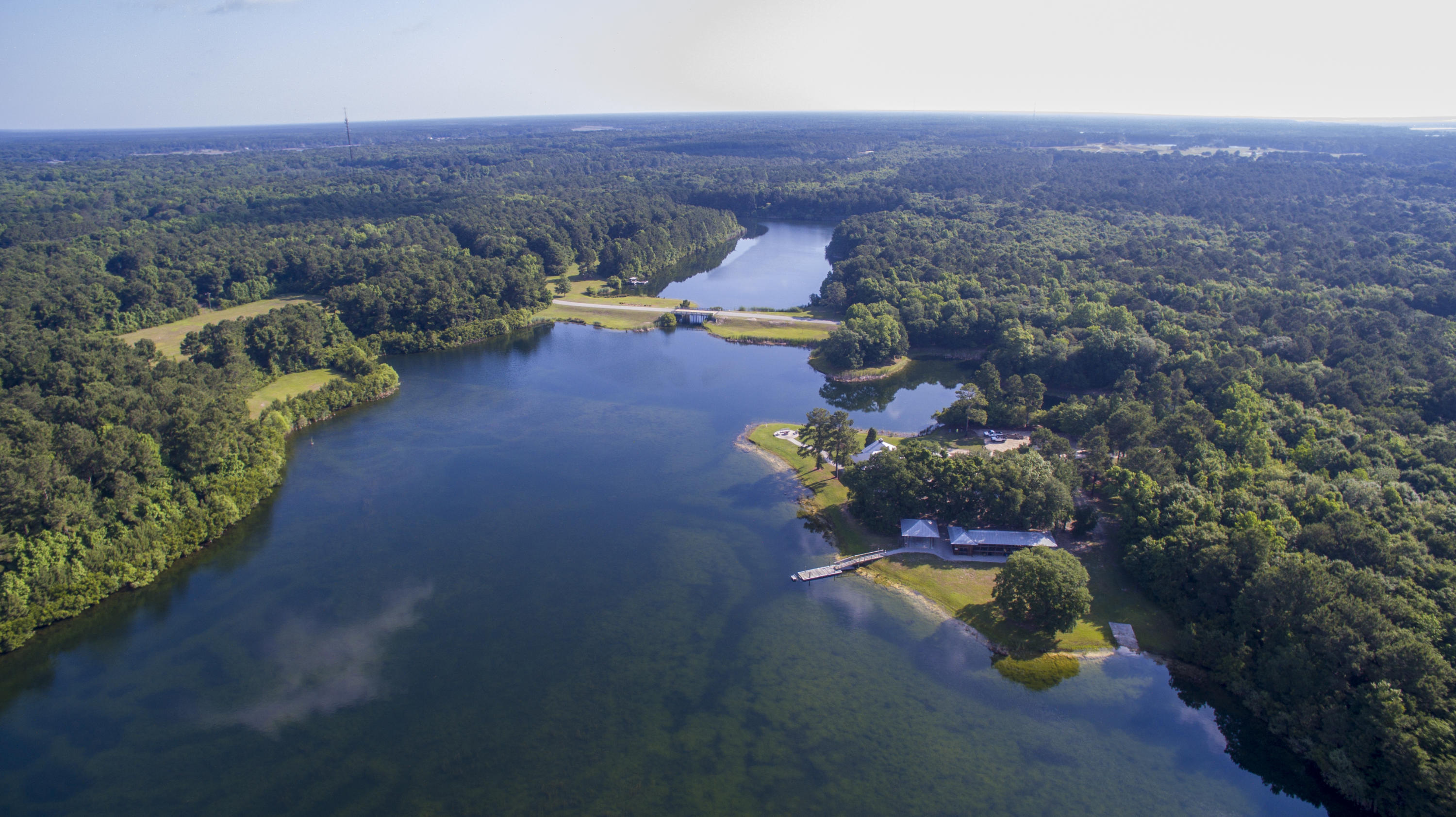 19 Longmarsh Road Awendaw, SC 29429 - Photo 32 of 46 Aerial of Lake