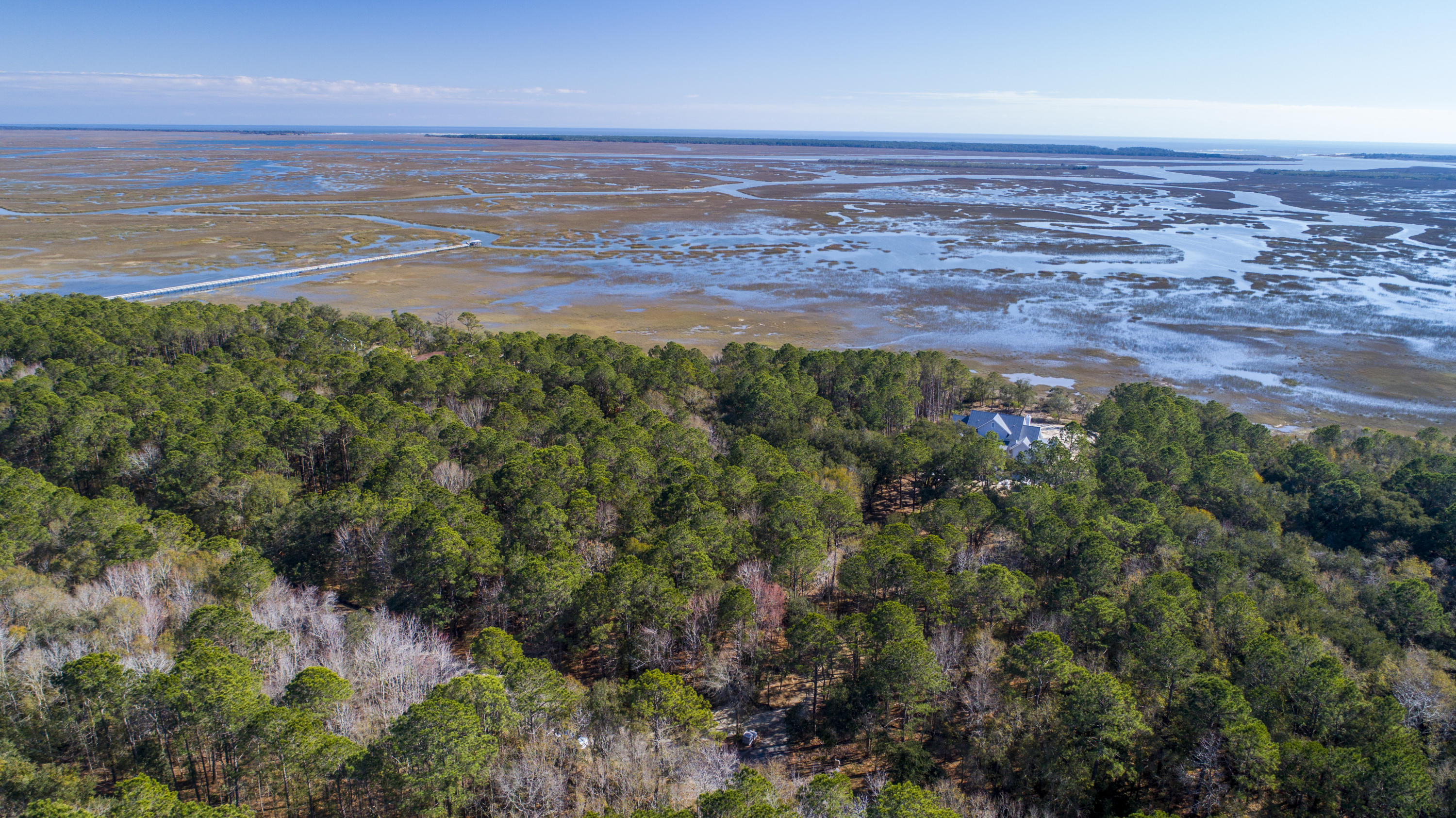 19 Longmarsh Road Awendaw, SC 29429 - Photo 9 of 46 Aerial view without lot lines