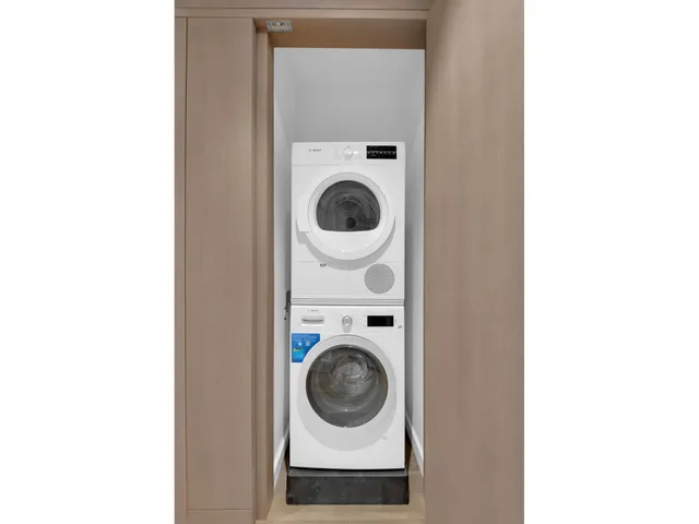 a view of a room with wooden walls