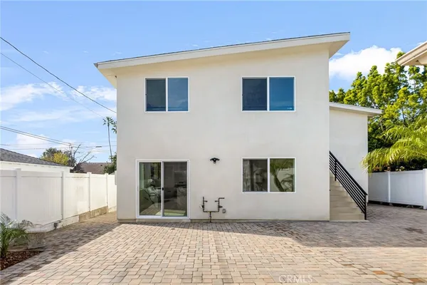a front view of a house with windows