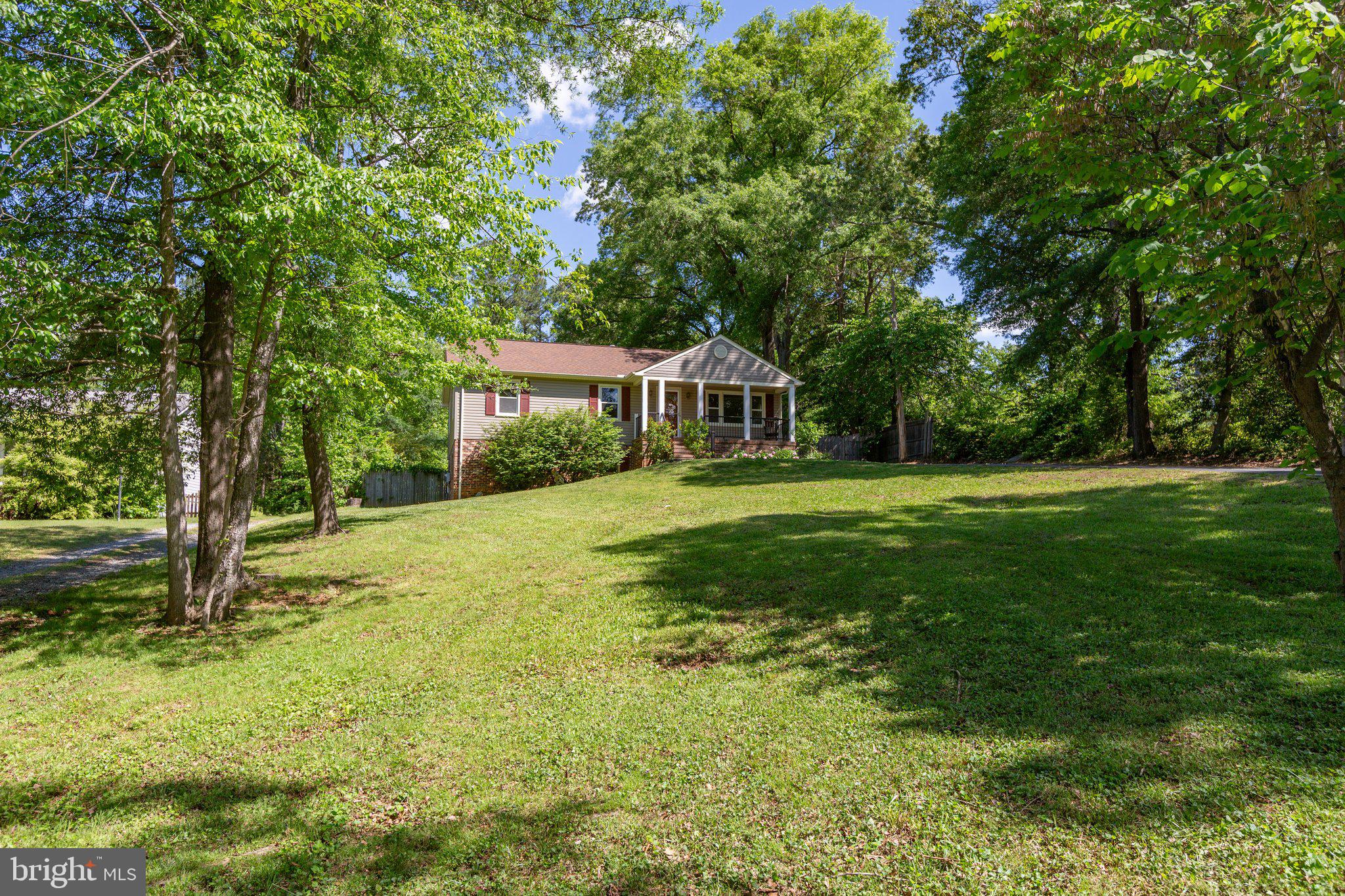 910 Ficklen Road Fredericksburg, VA 22405 - Photo 4 of 45 Front yard is dotted with oaks and pines